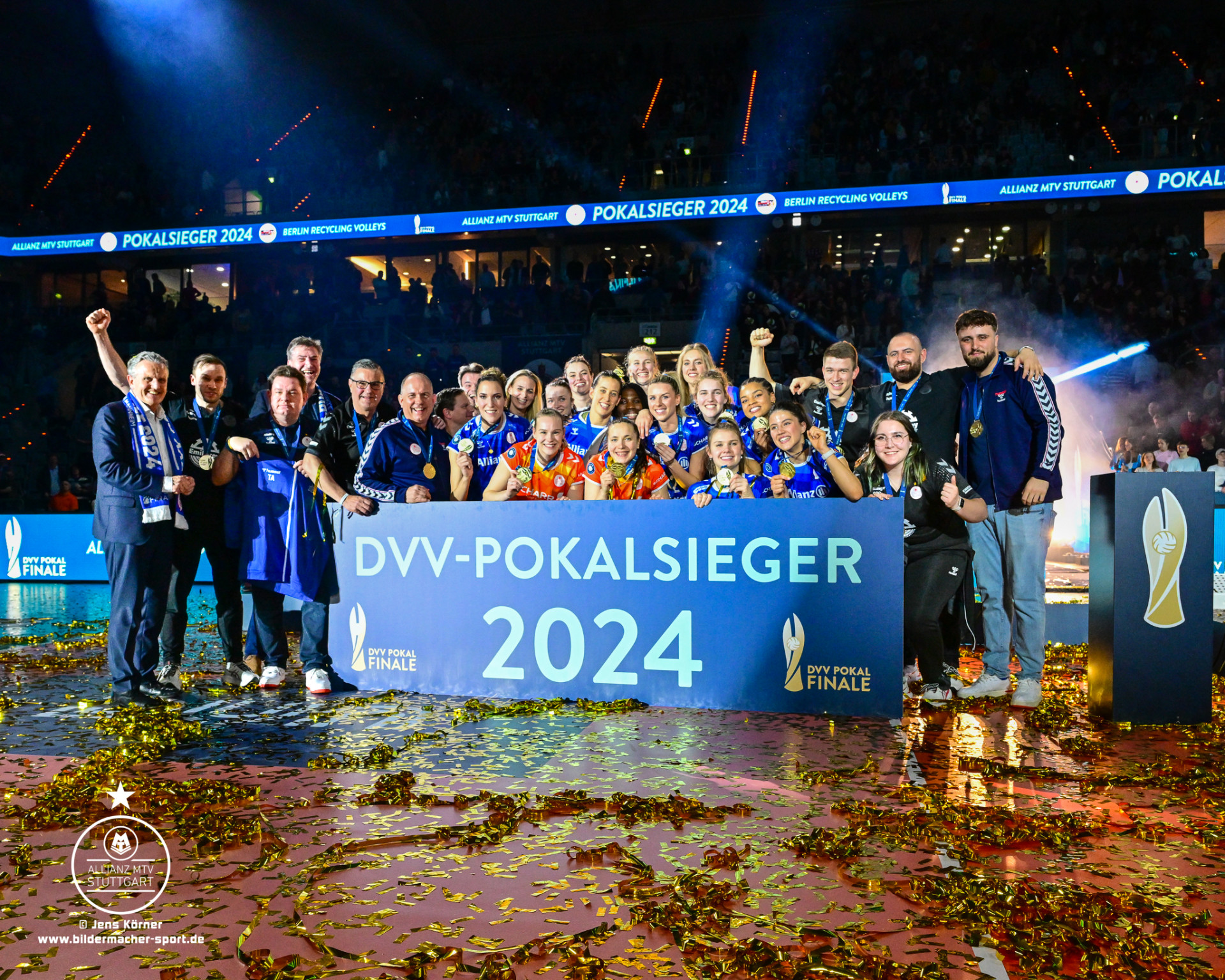 Allianz MTV Stuttgart ist Pokalsieger 2024